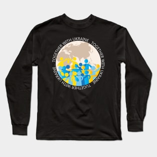 Together with Ukraine Long Sleeve T-Shirt
